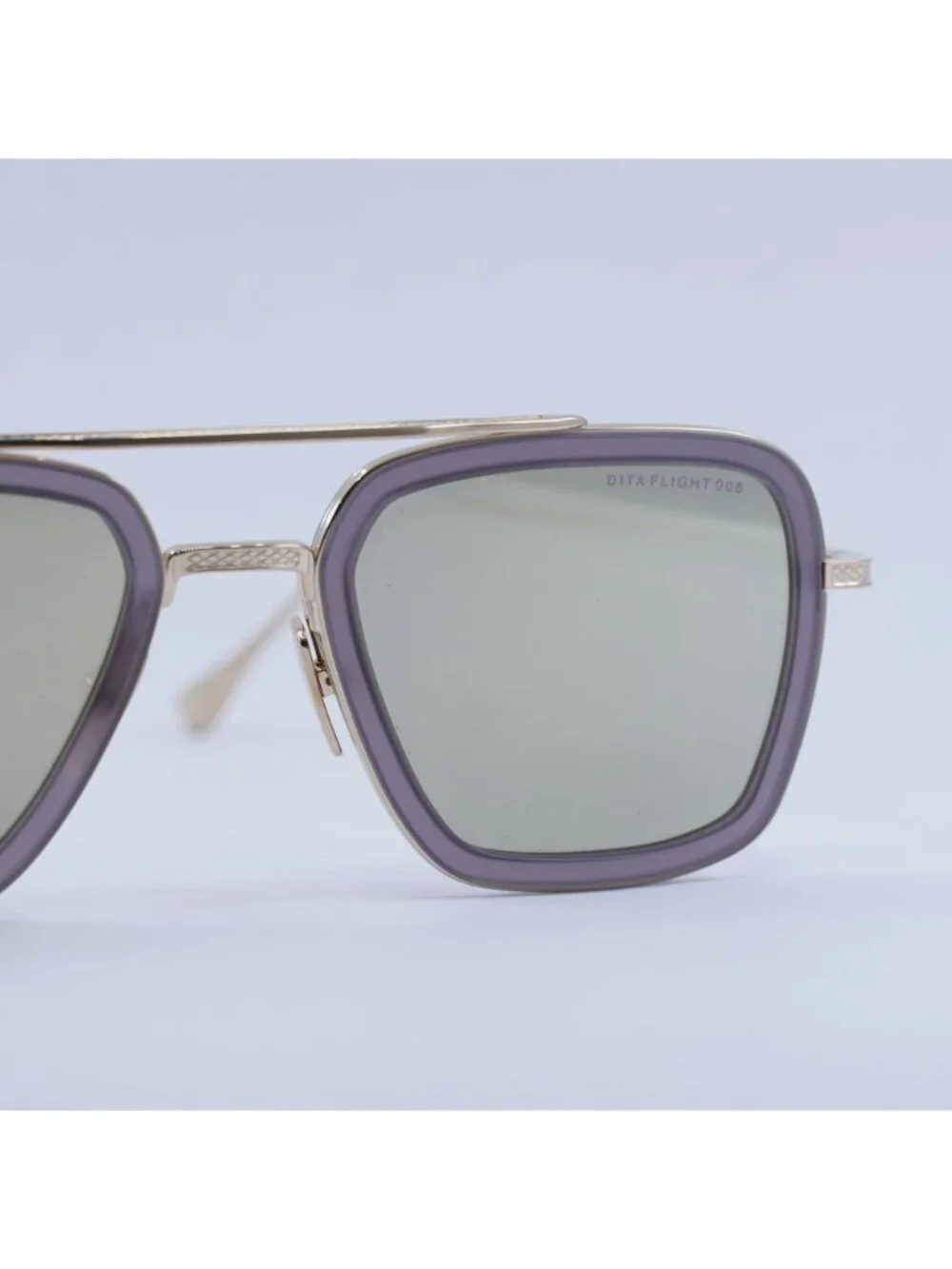 Dita FLIGHT-006-7806-C Sunglasses Grey / Gold Aviator Frame, Dark Grey Lenses